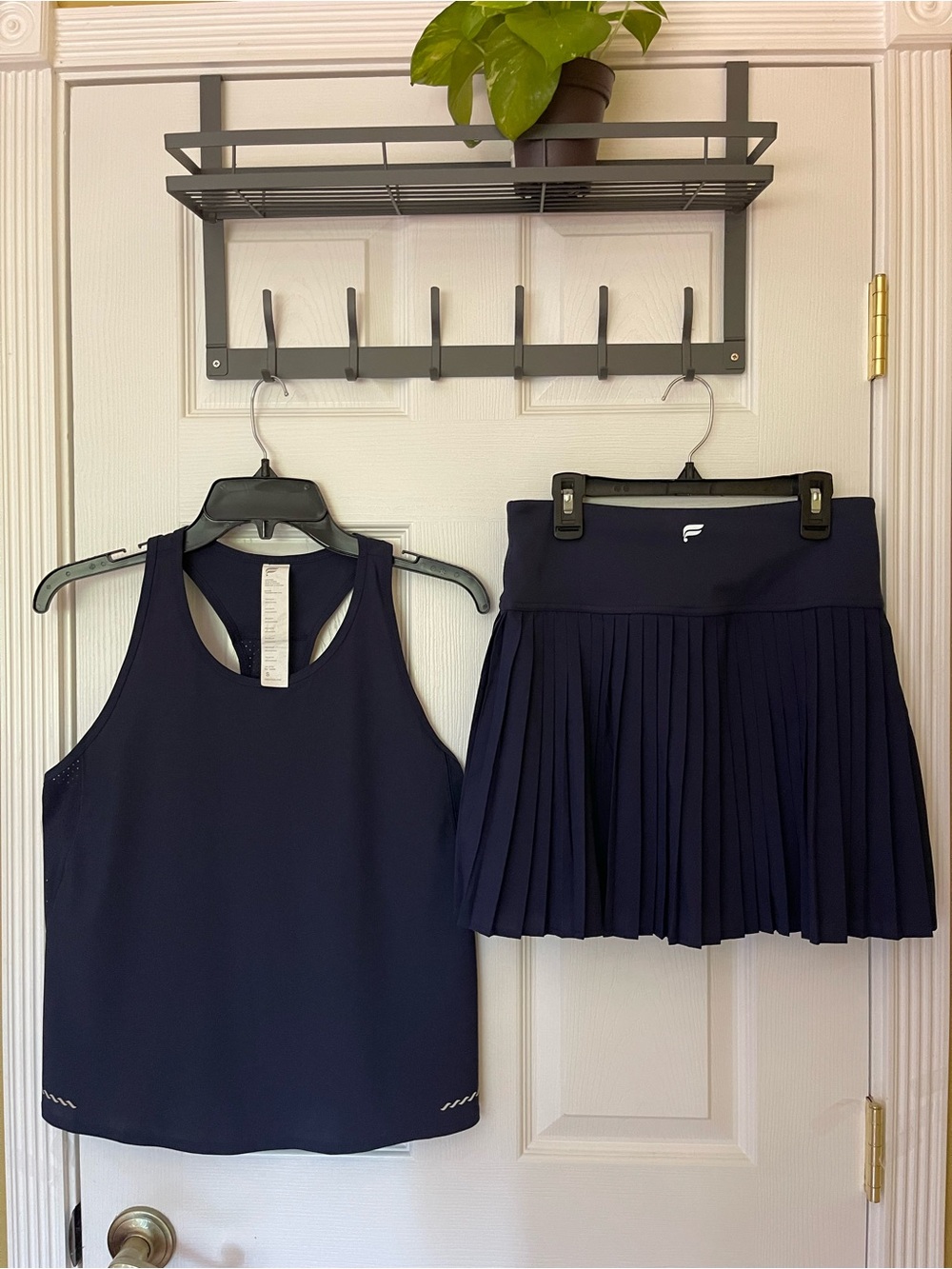 Fabletics Navy Top and Pleated Performance Tennis Skirt Size S - Picture 7 of 7